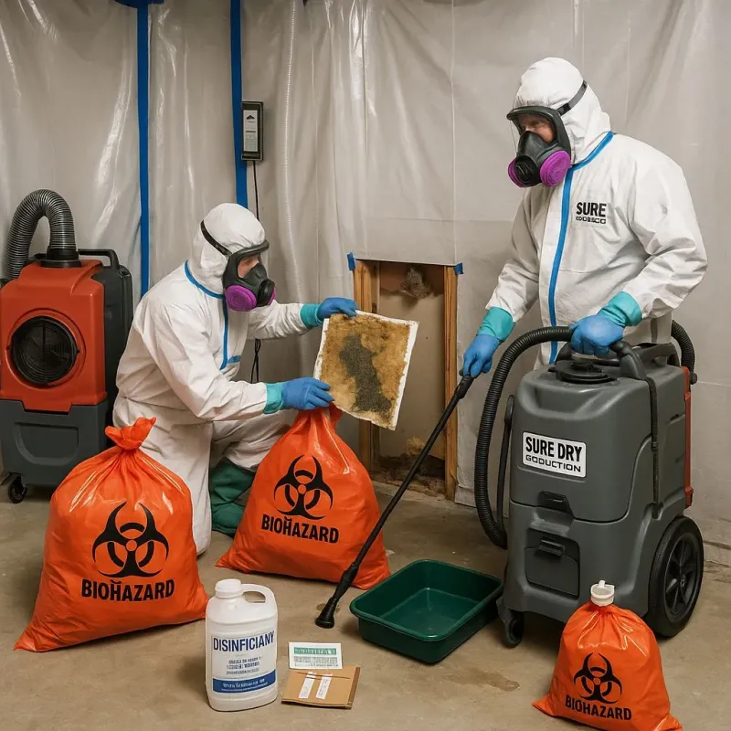 Contaminated Water Handling Protocols process in Mount Sterling, OH